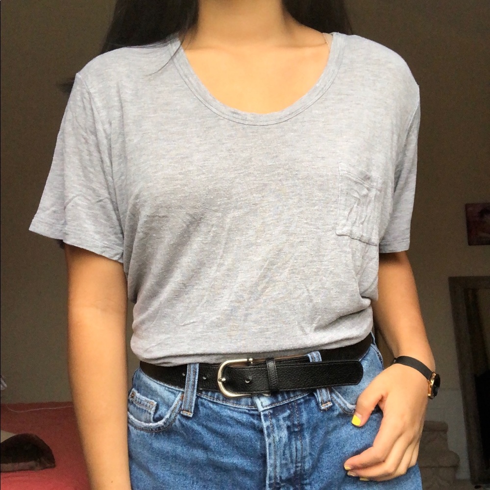 Slouchy Brandy Melville Grey Lounge Tee